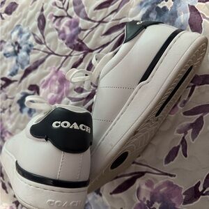 Coach Women's White and blue Sneakers